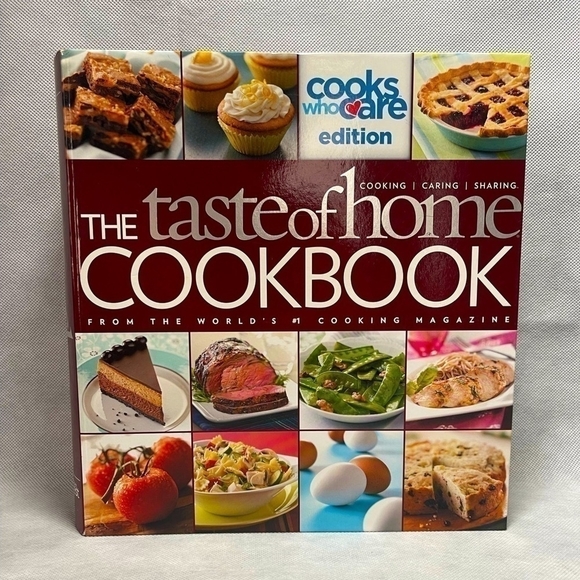 Recipes Book The Taste Of Home Cookbook: Cooks Who Care Edition Recipes Cookbook - Picture 1 of 3